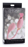 Shegasm 8x Tandem Plus Silicone Suction Clit Stimulator and Egg