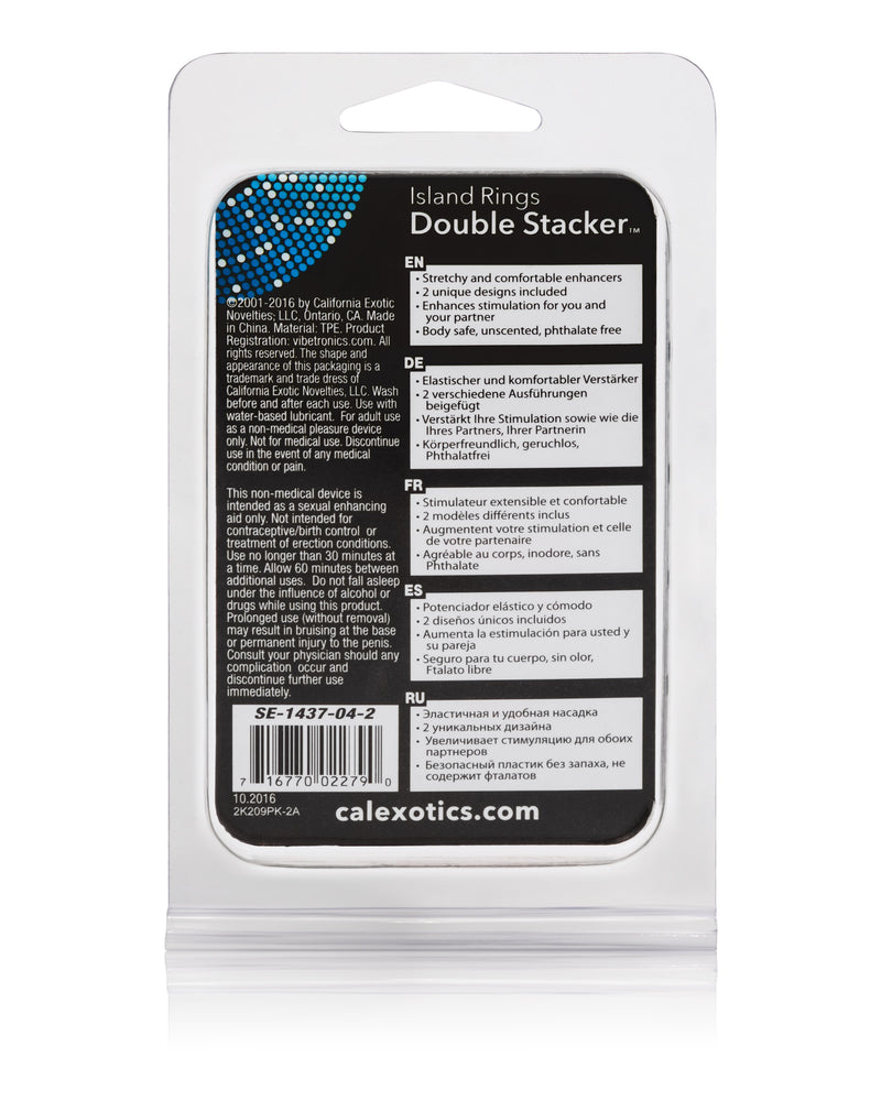 "Island Rings - Double Stacker - Pink SE1437042"