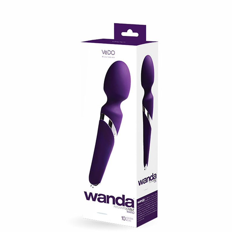 "Wanda Rechargeable Wand - Deep Purple VI-W0113"