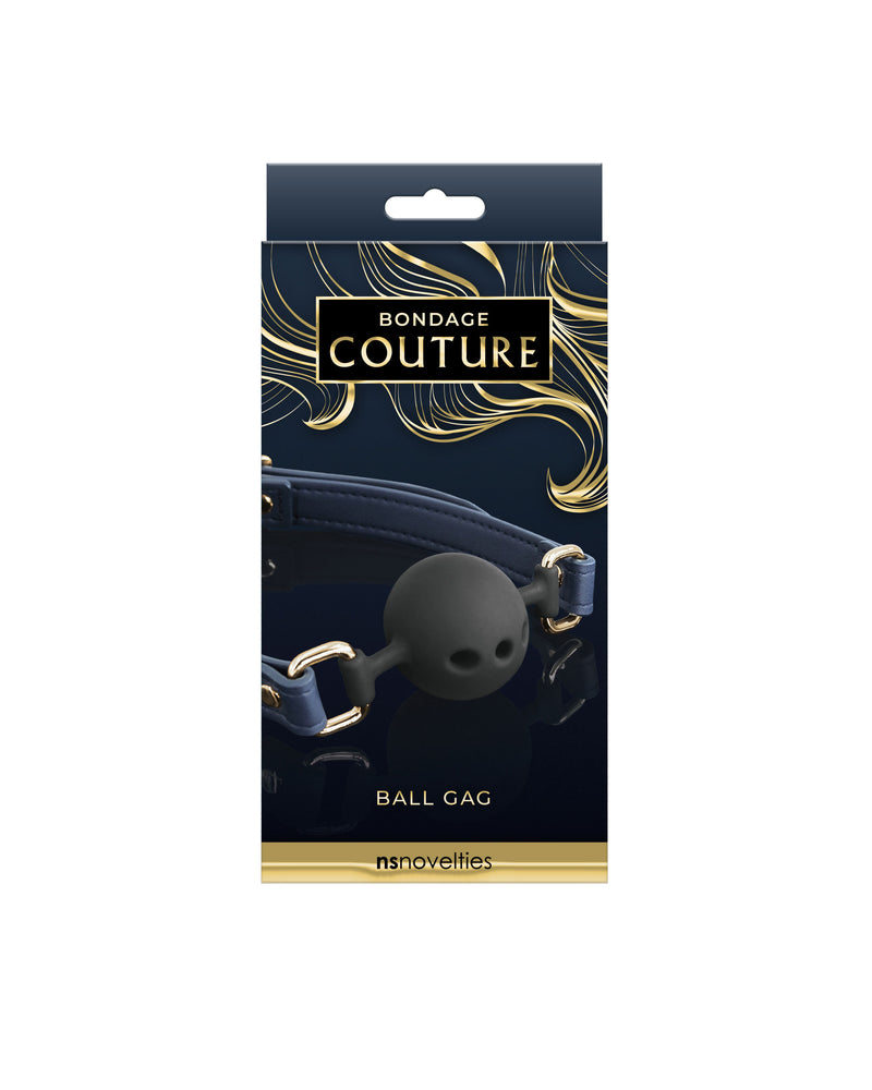 "Bondage Couture - Ball Gag - Blue NSN-1306-77"