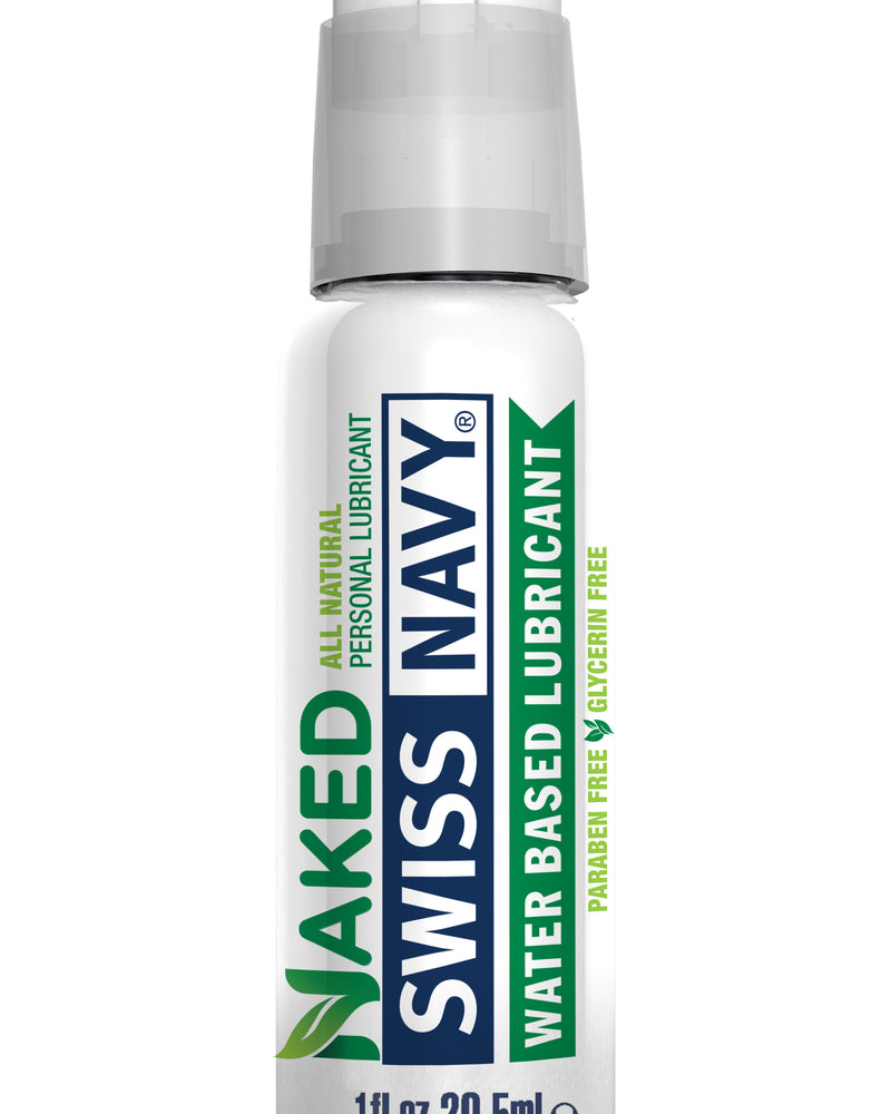 "Swiss Navy Naked Water Based Lubricant 1 Oz MD-SNNKD1"