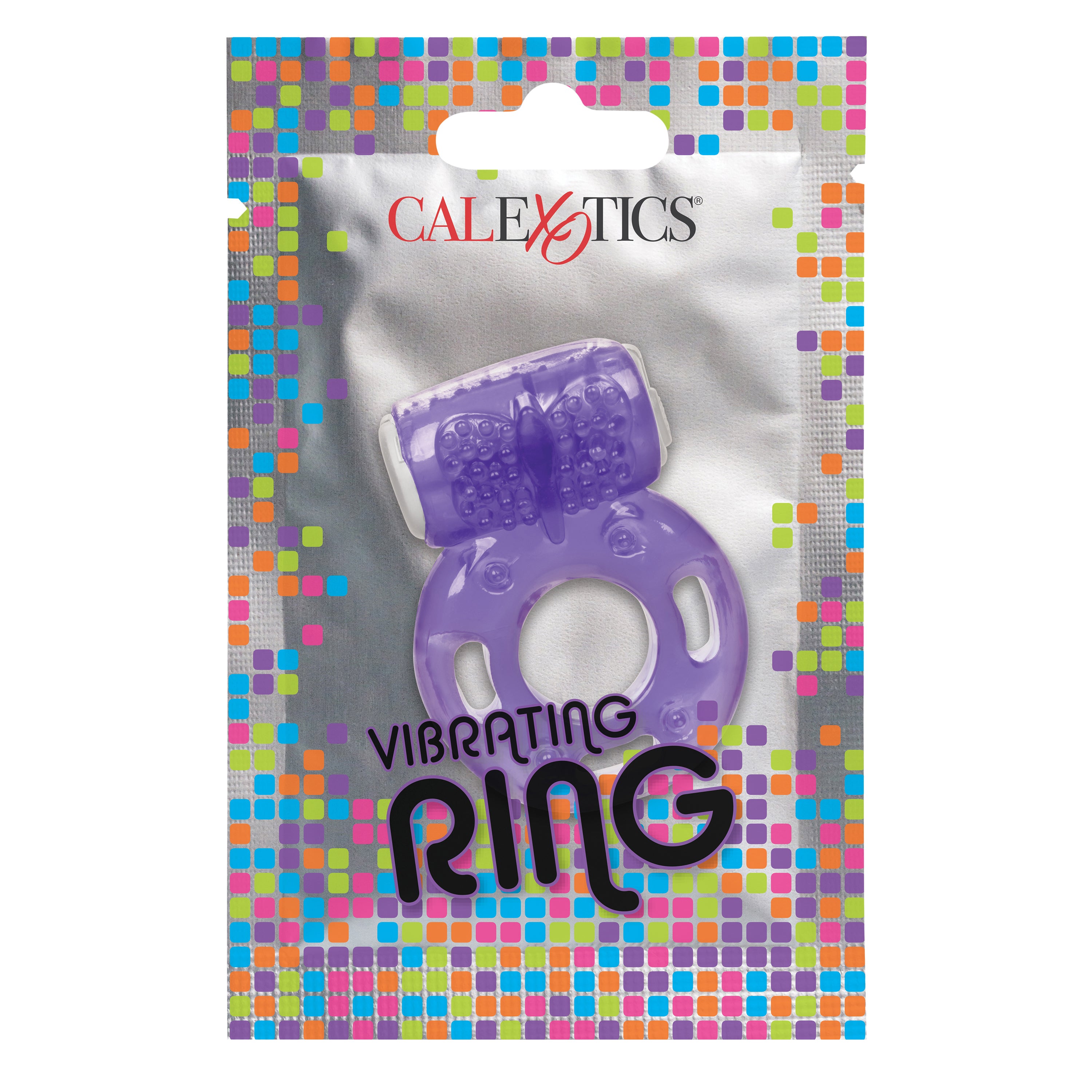 "Foil Pack Vibrating Ring - Purple SE8000401"