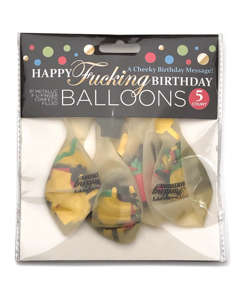 "Happy Fucking Birthday Confetti Balloons LG-CP1052"