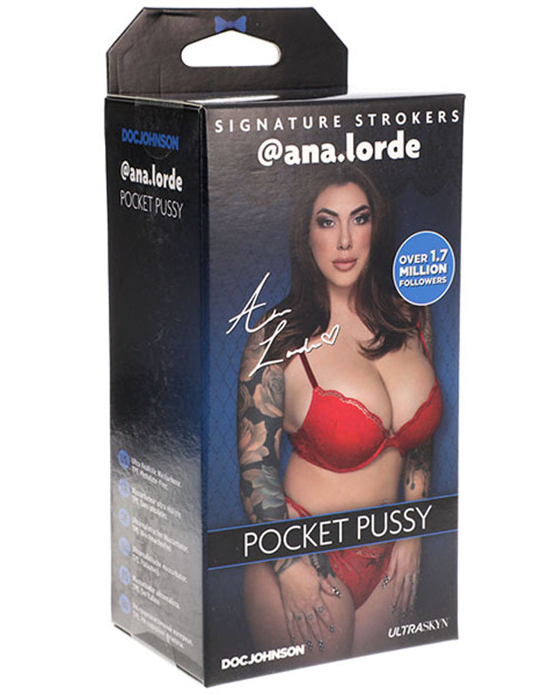 Signature Strokers - Girls of Social Media - ana.lorde - Ultraskyn Pocket Pussy