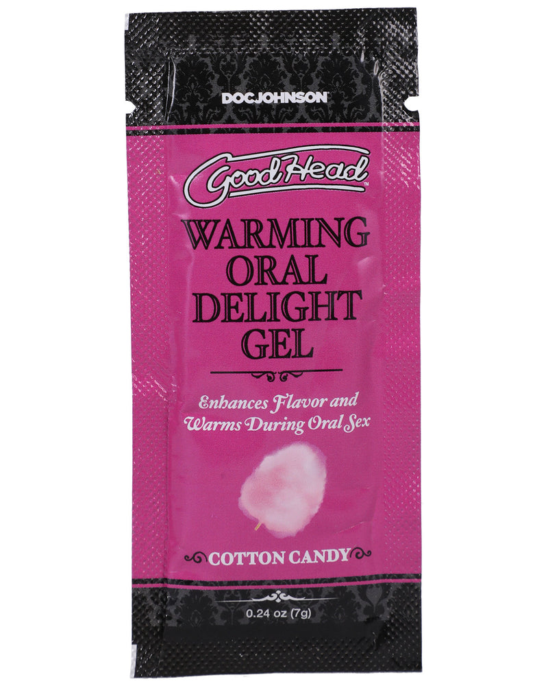 "Goodhead - Warming Oral Delight Gel - Cotton Candy - 0.24 Oz DJ1387-21-BU"