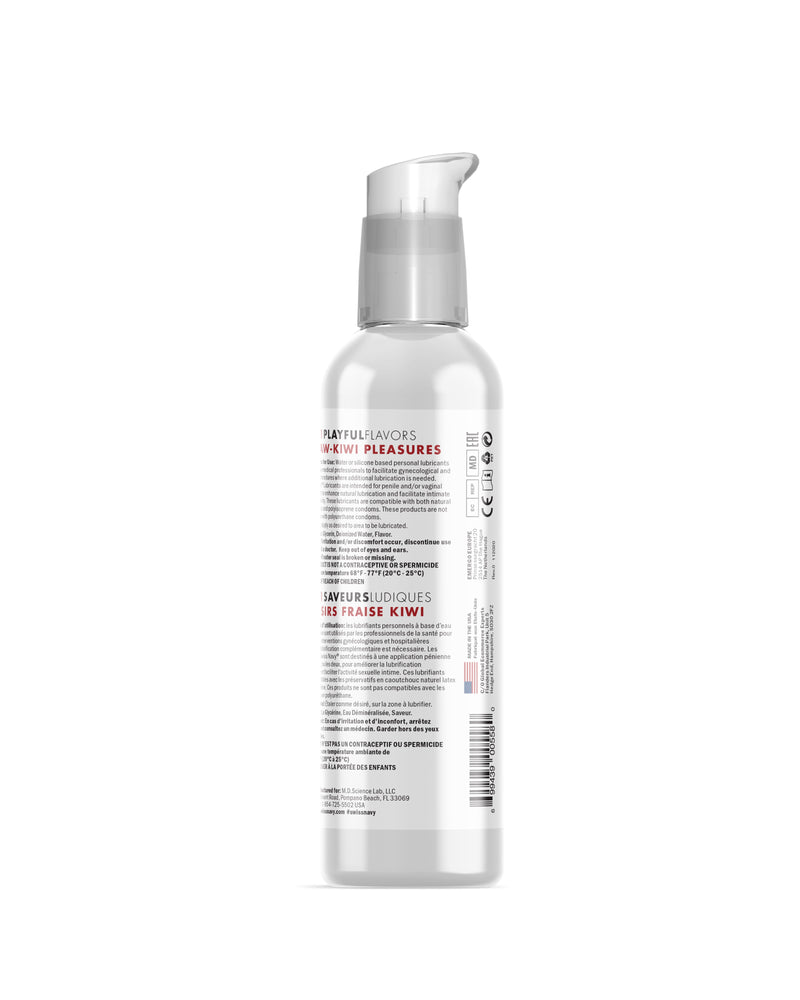 "Swiss Navy 4-in-1 Playful Flavors - Strawberry Kiwi Pleasures - 4 Fl. Oz. MD-SN4N1FSKP4"