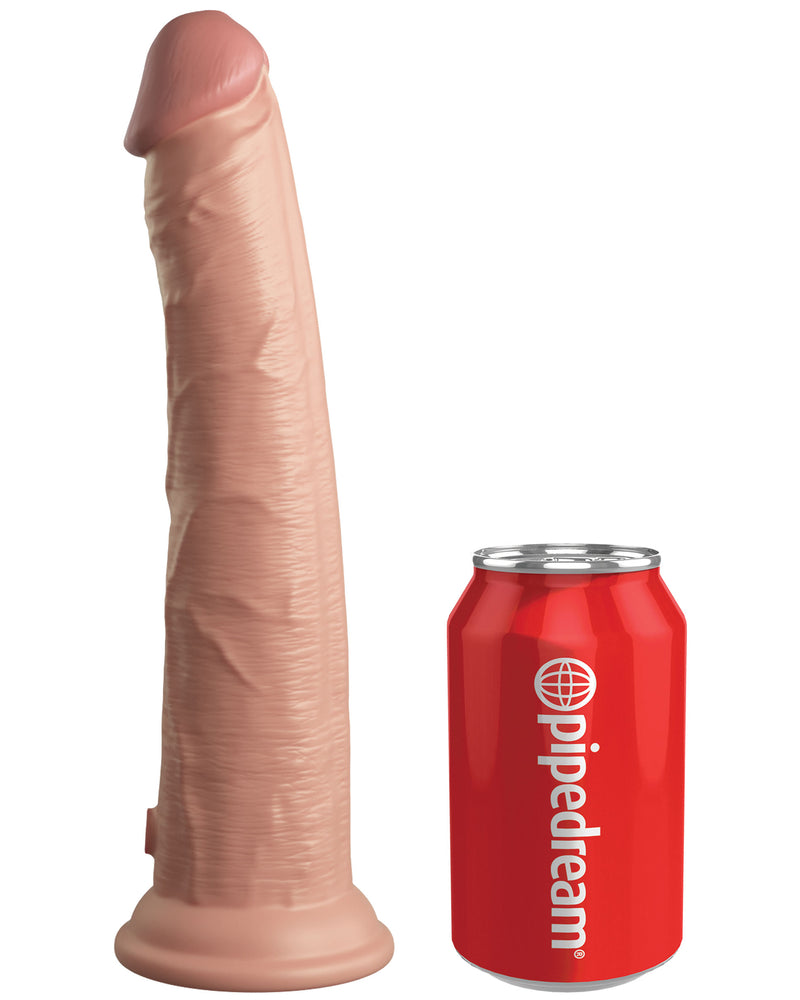 "King Cock Elite 10 Inch Dual Density Silicone Cock - Light PD5774-21"