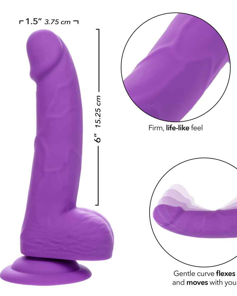 "Neon Silicone Studs 6 Inch - Purple SE0252033"