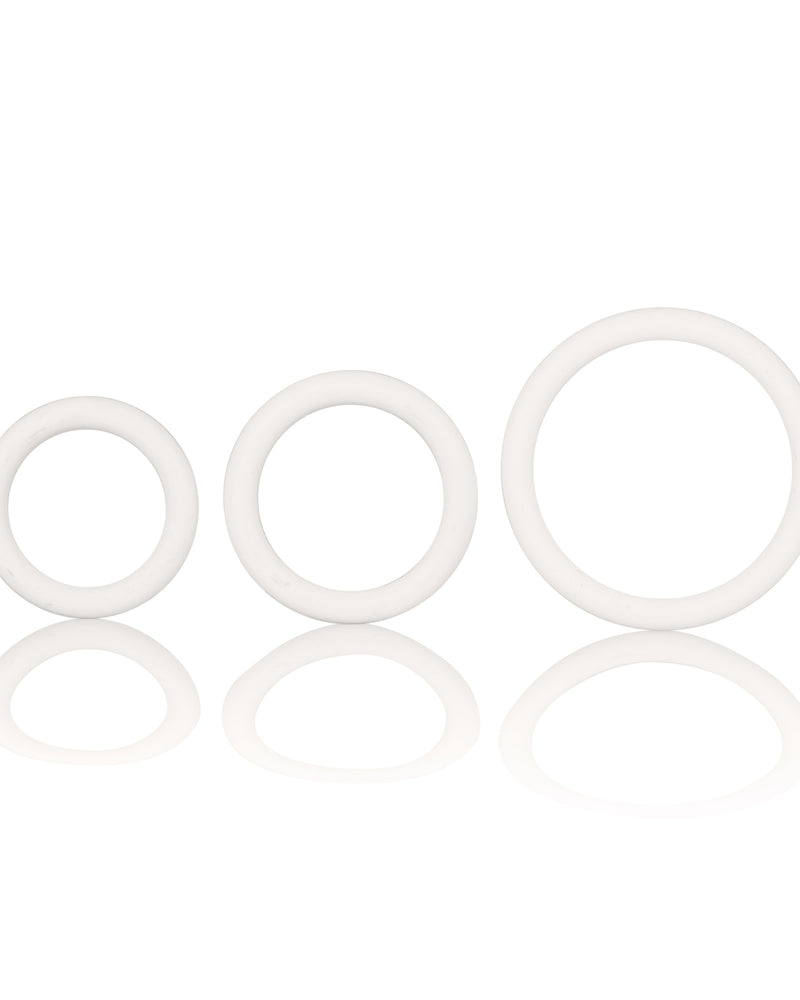 "Rubber Ring 3 Piece Set - White SE1407092"