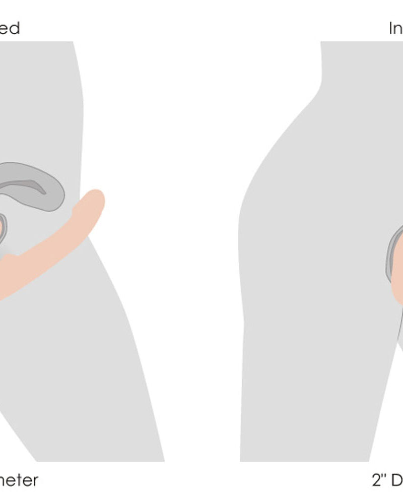 World's 1st Remote Control Inflatable Ergo-Fit Strap-on - Flesh