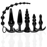 "The 9's Try-Curious Anal Plug Kit - Black ICB8013-2"