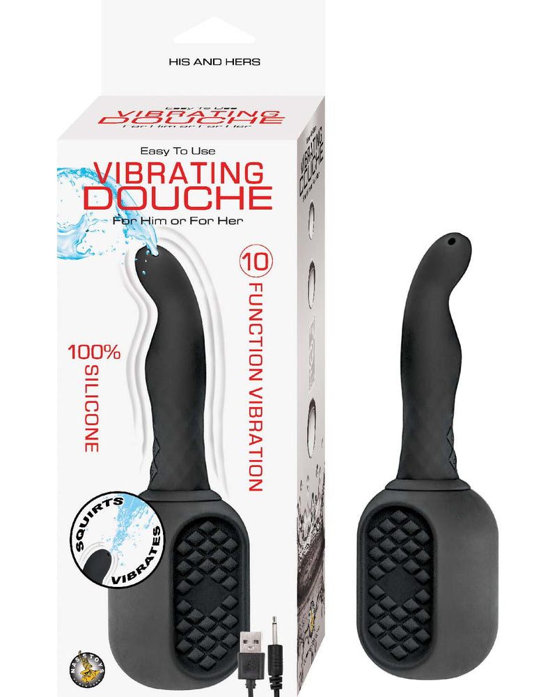 "Vibrating Douche - Black NW3080-2"