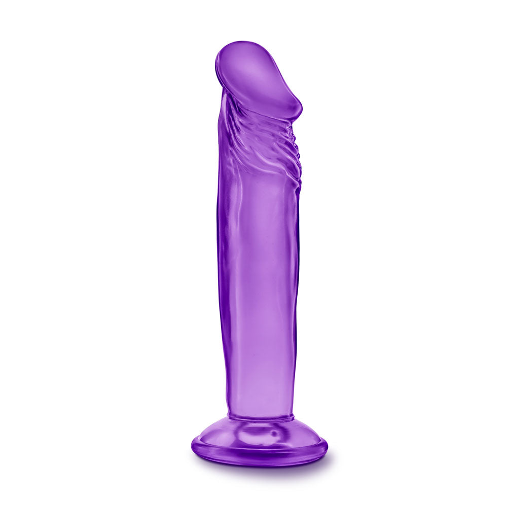 "B Yours - Sweet n' Small 6 Inch Dildo With Suction Cup - Purple BL-14621"