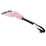 "Brat Faux Fur Flogger - Pink/black SS09848"