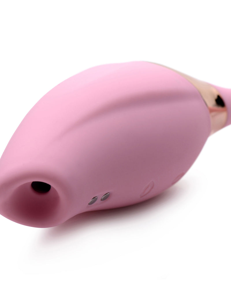 "Shegasm 8x Tandem Plus Silicone Suction Clit Stimulator and Egg INM-AG674"