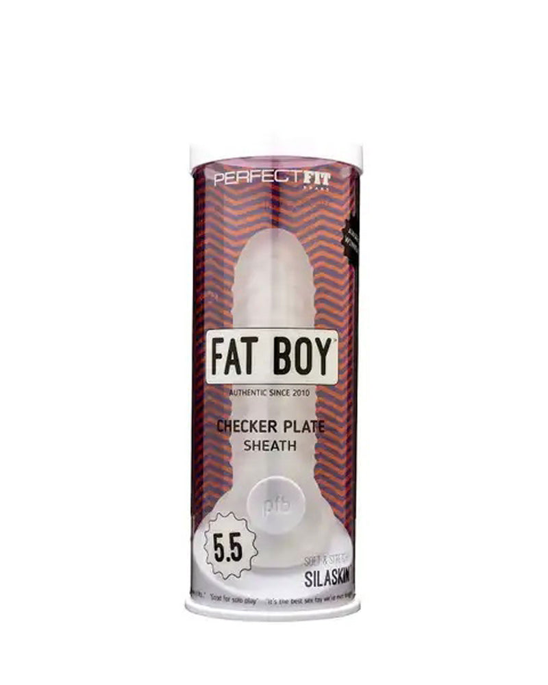 Fat Boy Checker Box Sheath 5.5 in Clear
