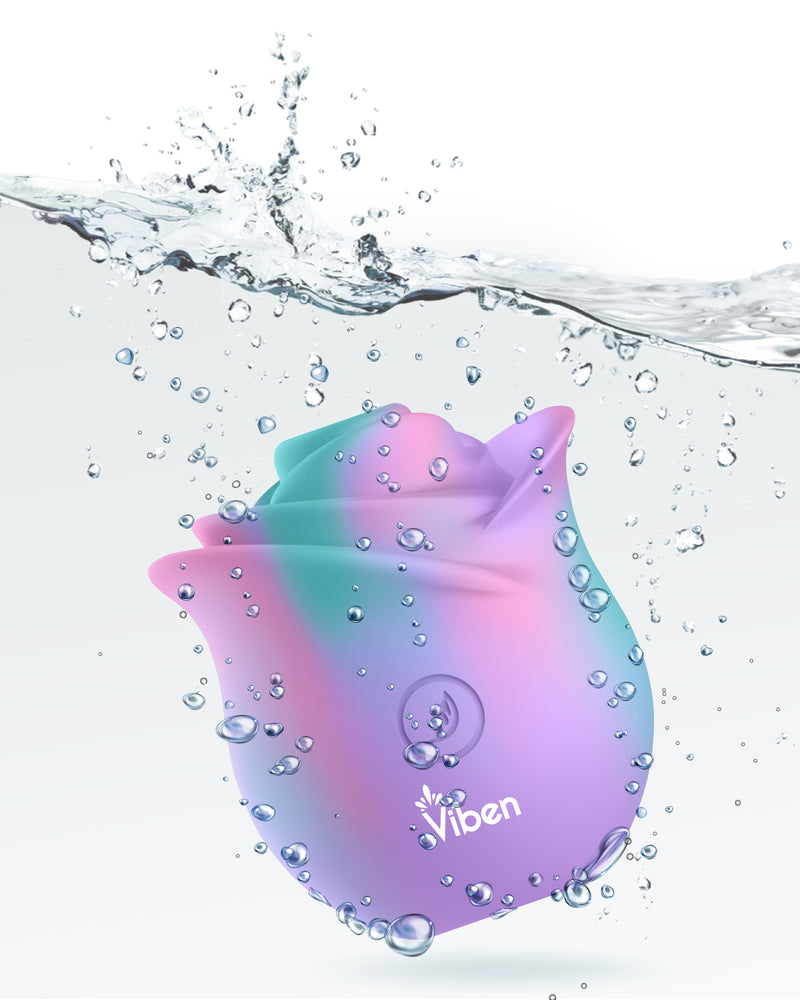 Zen Rose - Unicorn - Handheld Rose Clitoral and Nipple Stimulator