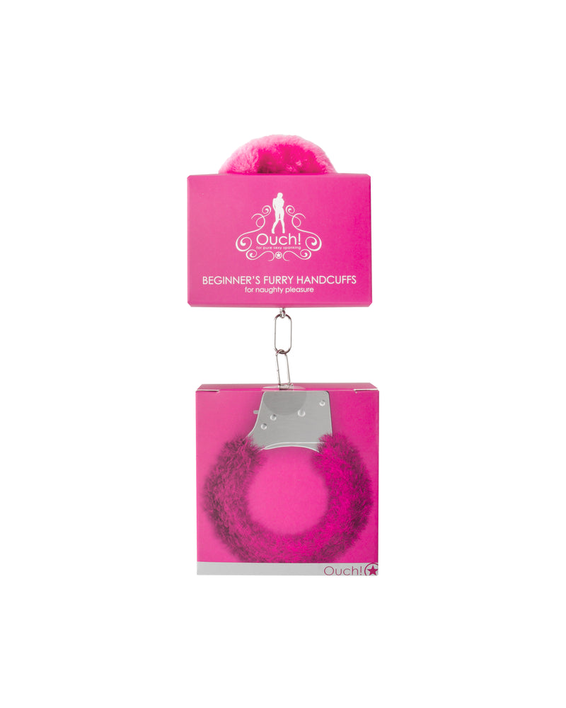 Beginner's Furry Handcuffs - Pink