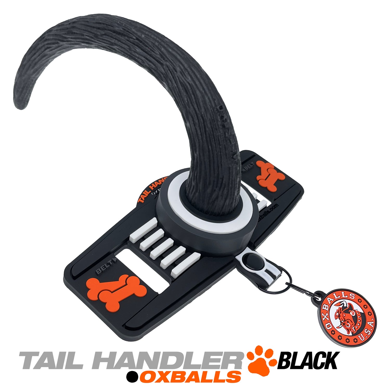 "Tail Handler - Belt Strap Show Tail - Black OX-3055-BLK"