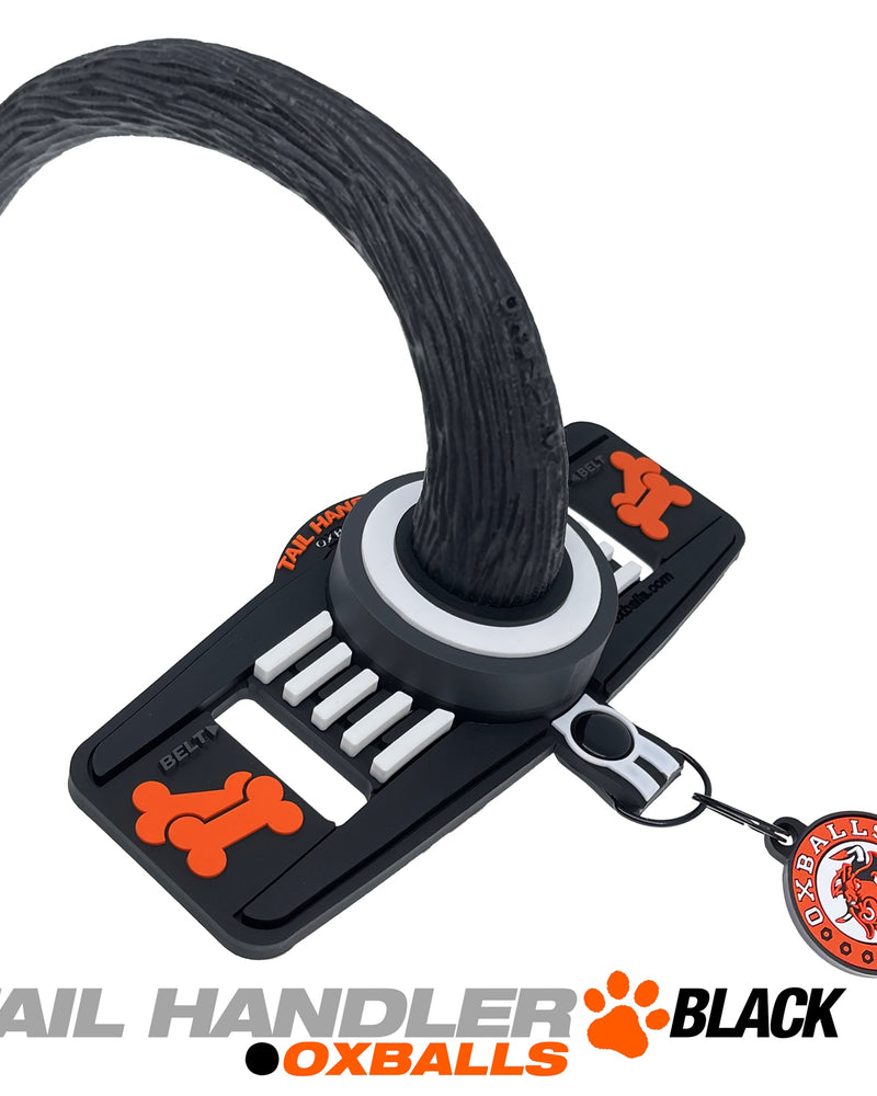 "Tail Handler - Belt Strap Show Tail - Black OX-3055-BLK"