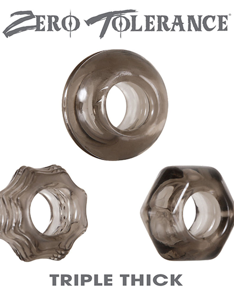 "Triple Thick Cockrings ZE-CR-3237-2"