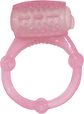 Humm Dinger Vibrating Penis Ring Clitoral Stimulator - Magenta