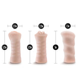 "M for Men - 3-Pack Self-Lubricating Vibrating Stroker Sleeve Kit - Vanilla BL-84103"