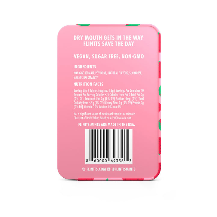 Flintts Mouth Watering Mints Strawberry Magic - F-Strength 225