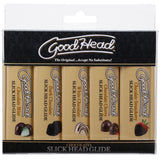 "Goodhead - Slick Head Glide - Chocolate - 5 Pack - 1 Fl. Oz. DJ1361-46-BX"