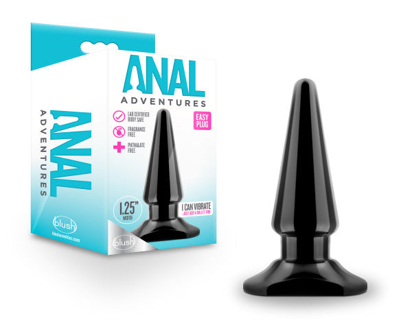 Anal Adventures - Easy Plug - Black