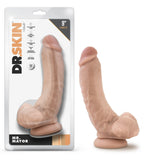 Dr. Skin - Mr. Mayor - 9 Inch Dildo With Balls - Beige