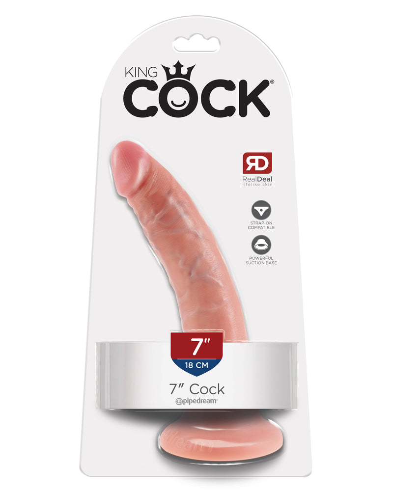 King Cock 7-Inch Cock - Flesh