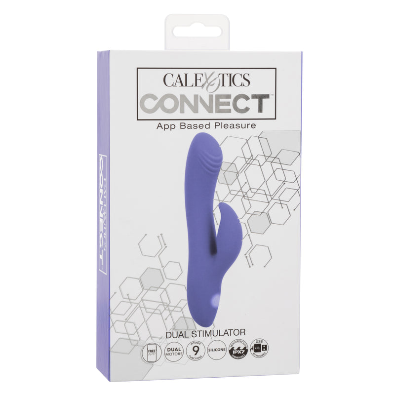 "Calexotics Connect Dual Stimulator - Periwinkle SE0001203"