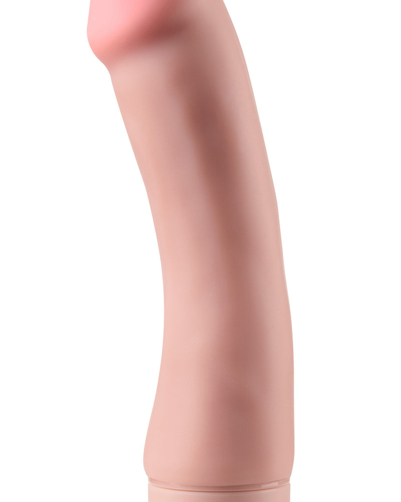 Dr. Skin Silicone  Dr. Steve - 7 Inch Vibrating Dildo - Beige