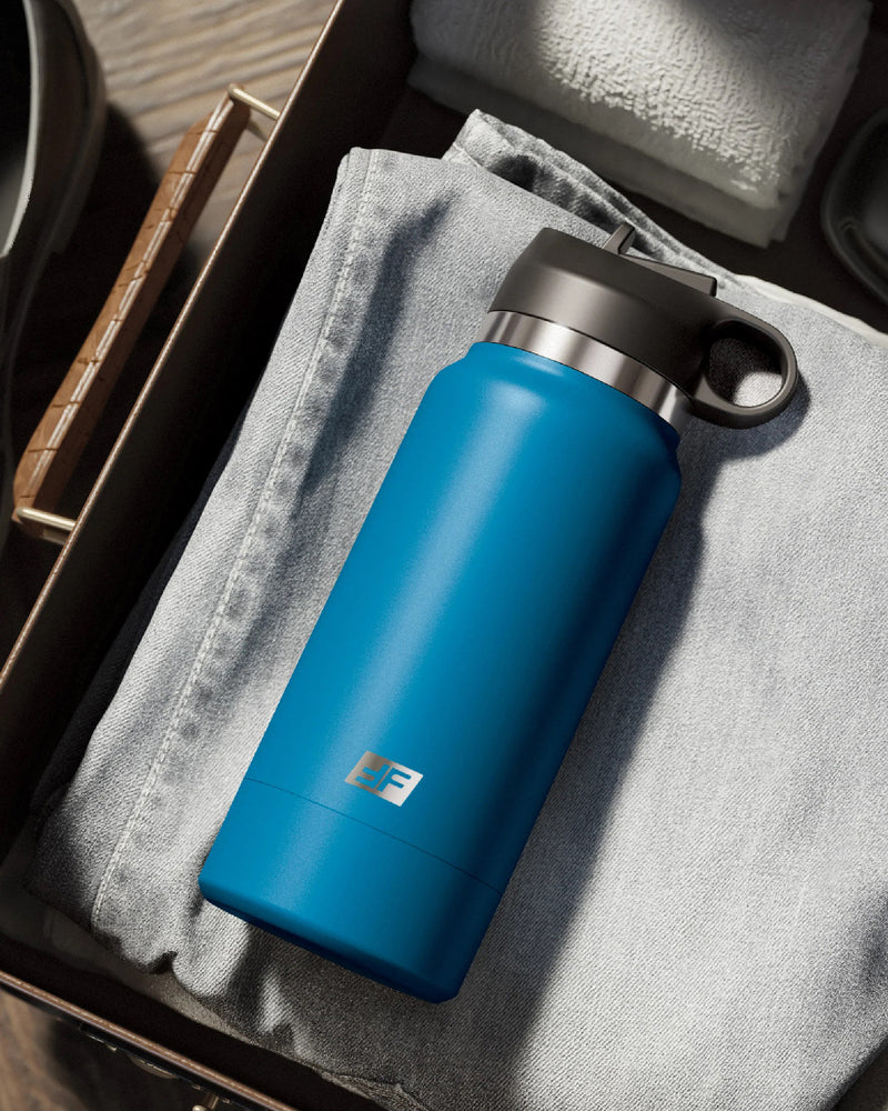 "Fuck Flask - Private Pleaser - Blue Bottle - Light PDRD627-21"