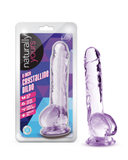 Naturally Yours - 8 Inch Crystalline Dildo - Amethyst