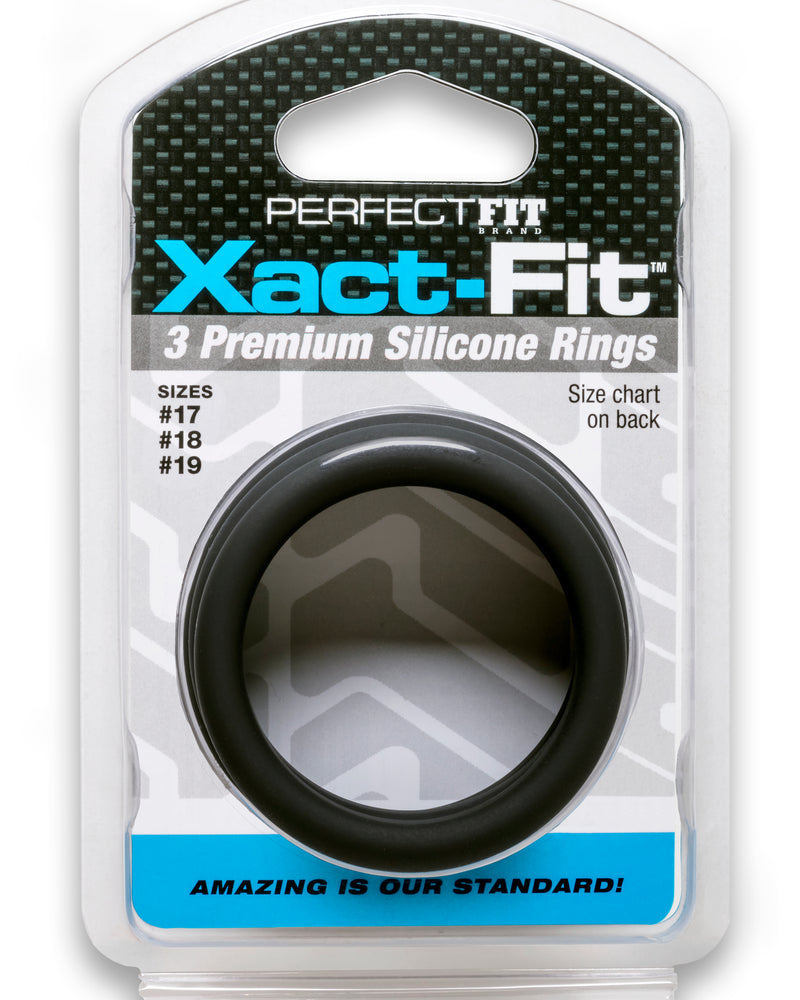 Xact- Fit 3 Premium Silicone Rings - #17, #18, #19