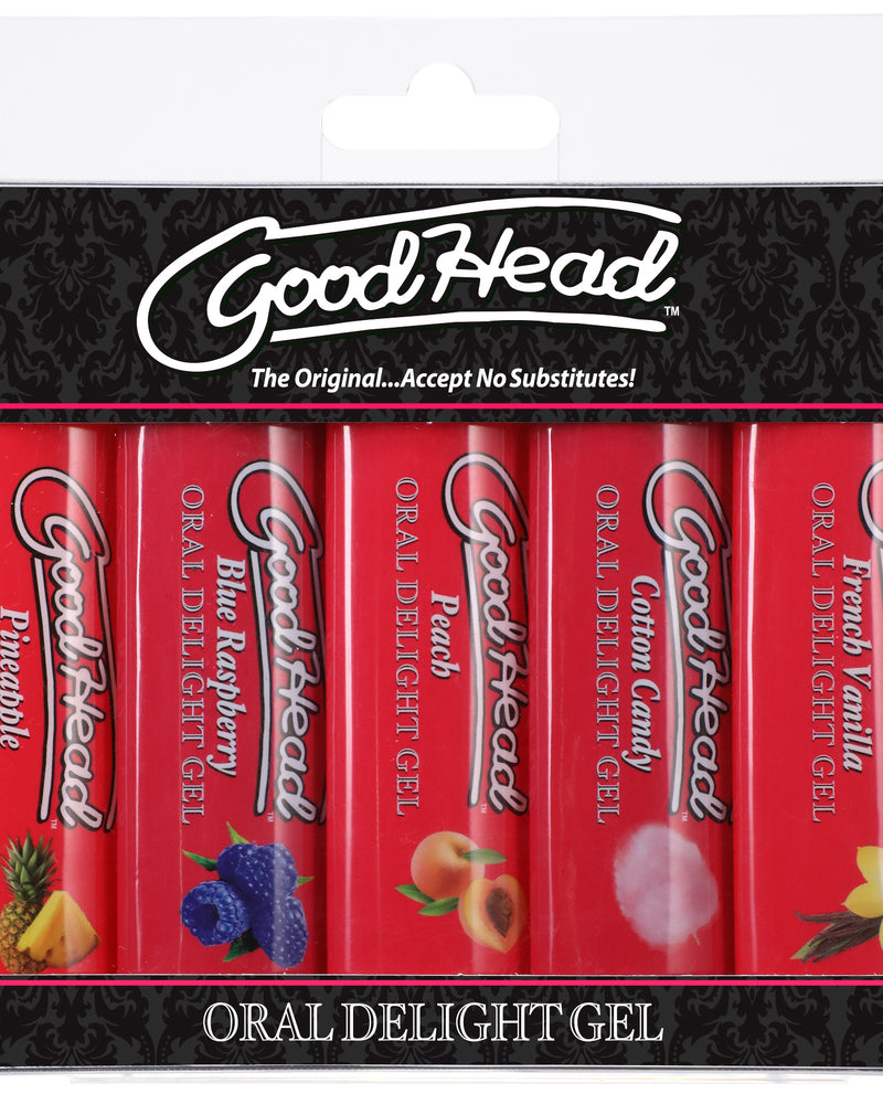 "Goodhead - Oral Delight Gel - 5 Pack - 1 Oz. DJ1361-70-BX"