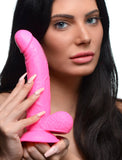 "Pop Pecker 7.5 Inch Dildo With Balls - Pink POPP-AG767-PNK"