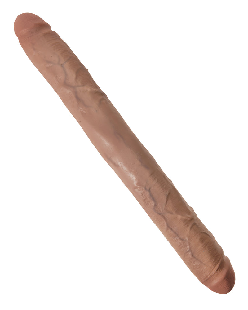 "King Cock 16 Inch Thick Double Dildo - Tan PD5518-22"