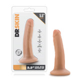 "Dr. Skin - 5.5 Inch Cock with Suction Cup - Vanilla BL-14503"