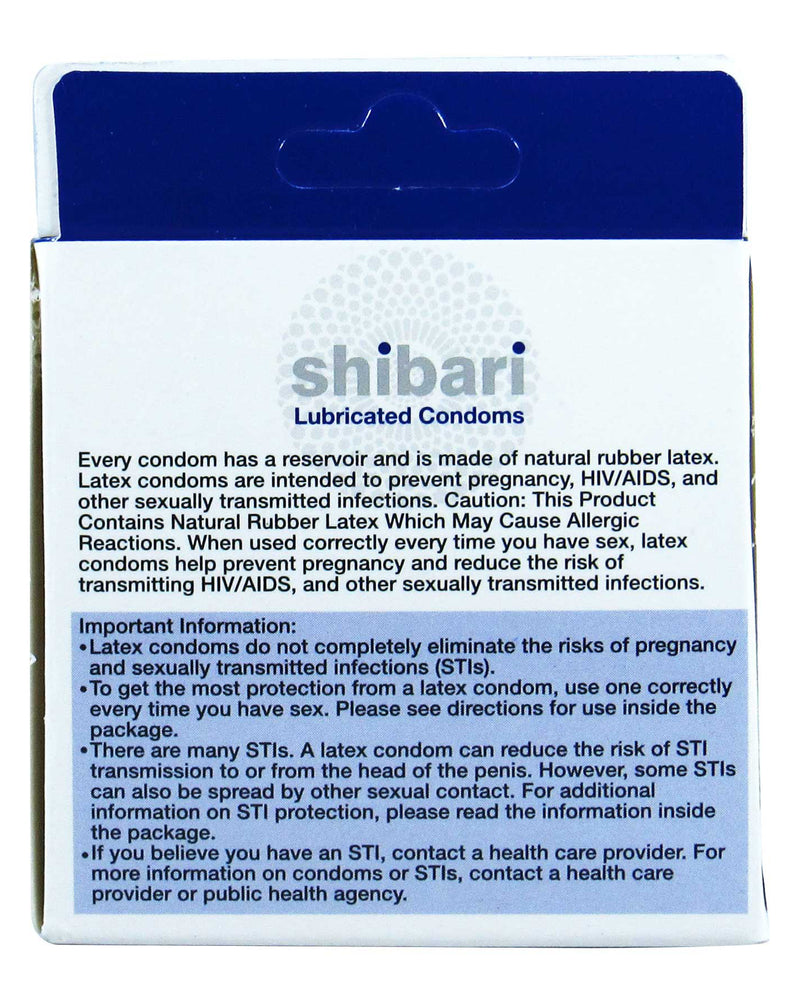 "Shibari Lubricated Condoms - 3 Pack TMN-CNDM-2168"