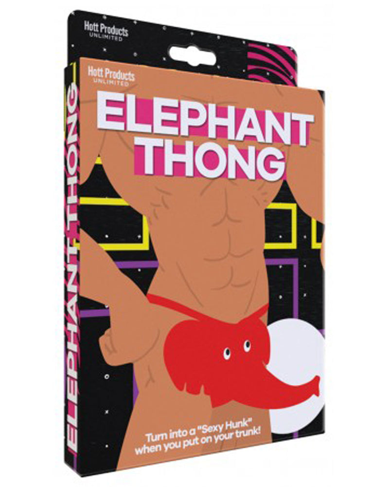 Elephant Thong - Red - One Size