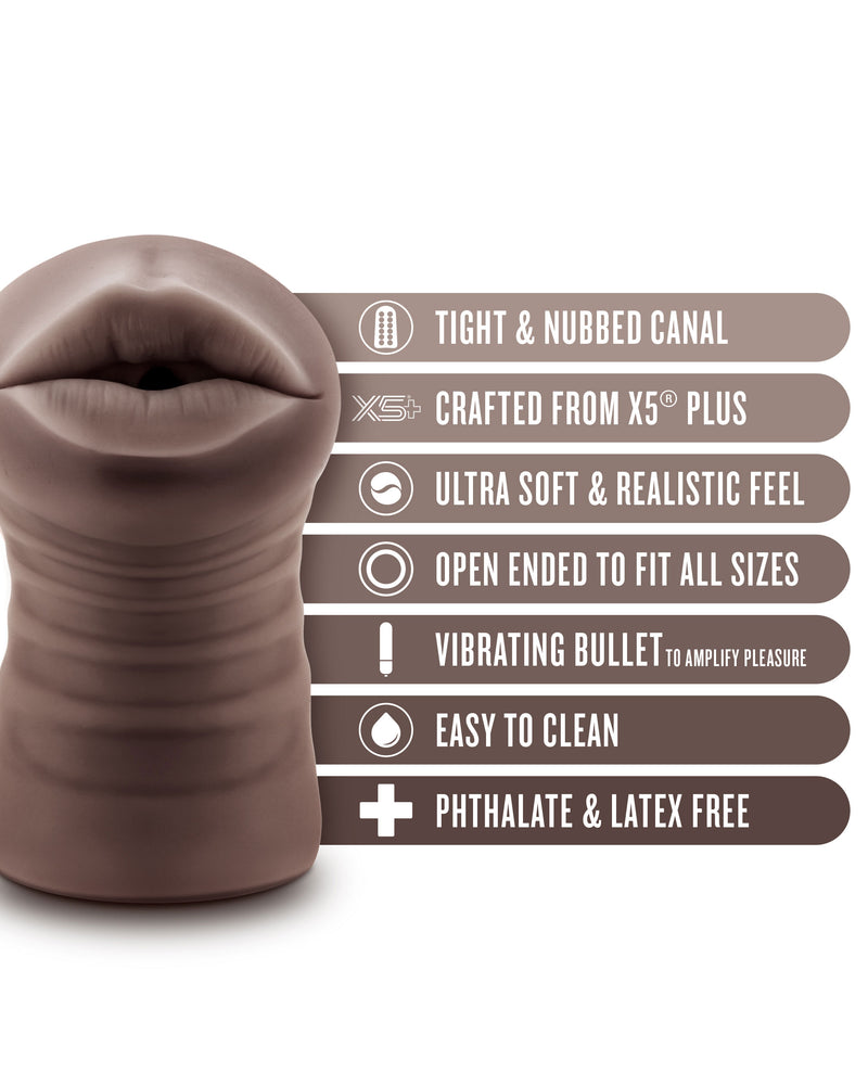 "Enlust - Krystal - Vibrating Stroker - Brown BL-73546"
