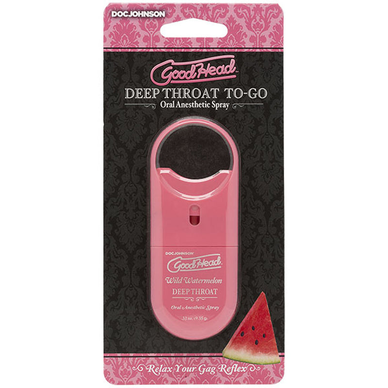 "Goodhead - Deep Throat Spray to-Go - Wild Watermelon - .33 Oz. DJ1360-40-CD"