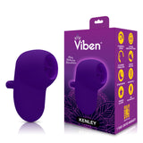 Kenley - Violet - Intense Flickering Finger Vibe With Comfort Grip Ring