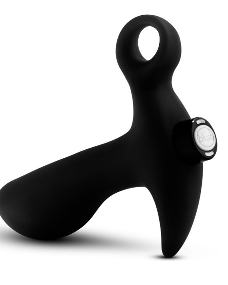 Anal Adventures- Platinum - Silicone Vibrating Prostate Massager 01 - Black