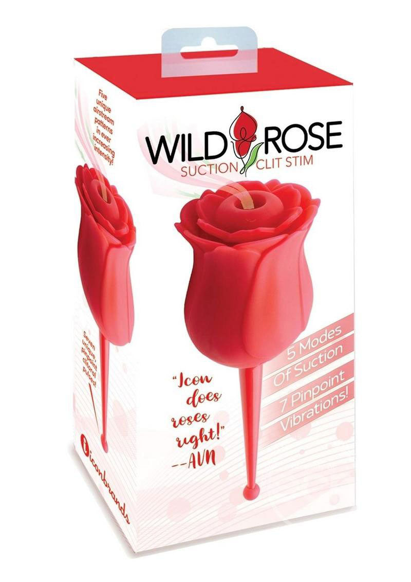 "Wild Rose Le Point Suction/stim - Red IC1705"