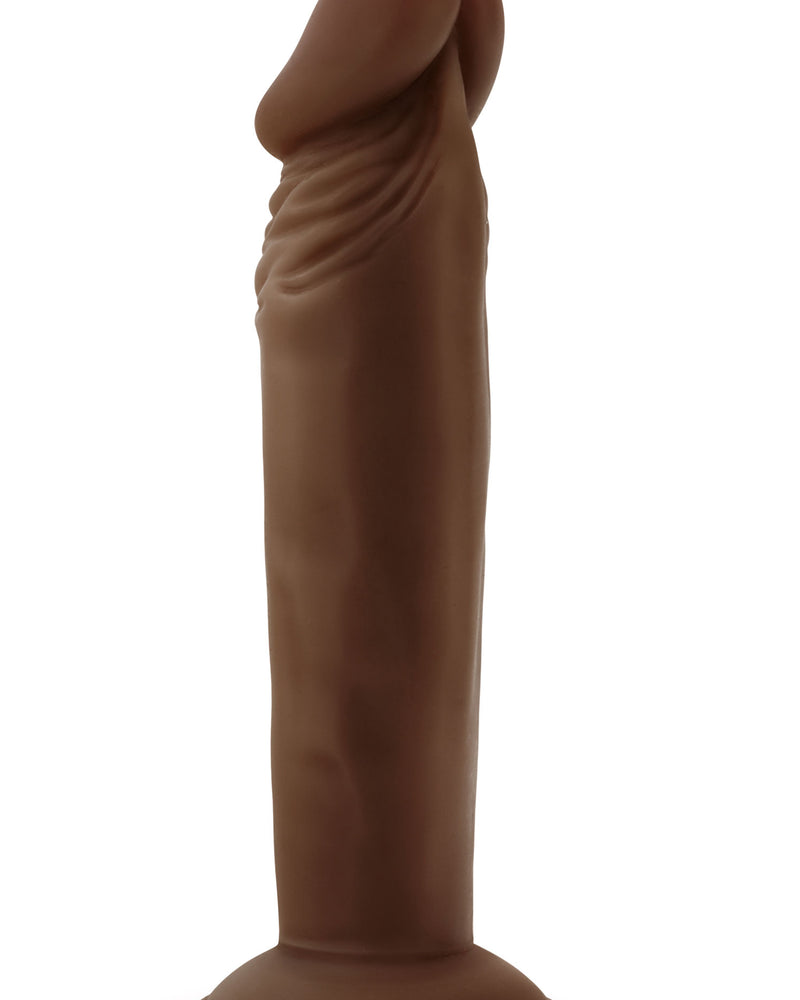 Dr. Skin Plus - 6 Inch Posable Dildo - Chocolate