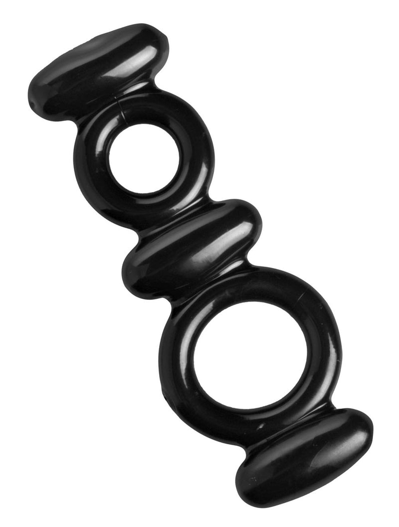 "Dual Stretch to Fit Cock and Ball Ring TV-AE180"